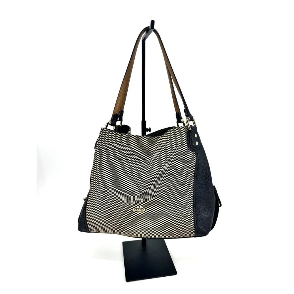 COACH Legacy Jacquard Edie 31 Medium Shoulder Bag - Picture 2 of 4